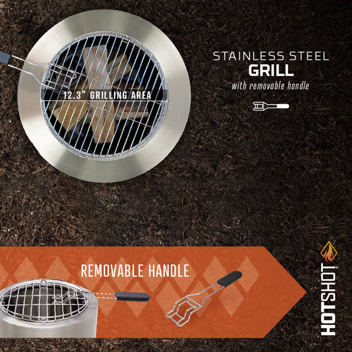 Hotshot Fire Pit Grill Wayfair